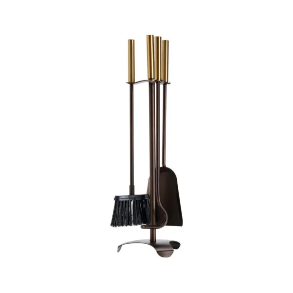 Fireplace stand tool Zogometal 1230-B14B - Antique Rust/Matt Orro