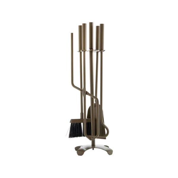 Fireplace stand tool Zogometal 1230-B15H - Olive Brown