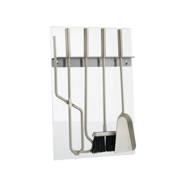 Fireplace stand tool Zogometal 1230-W04 - Matt Nickel