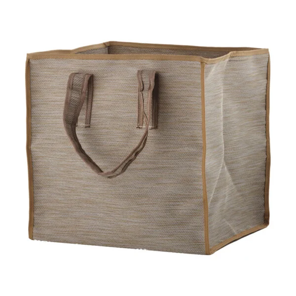Wood bucket Zogometal bag1 - Light Cream