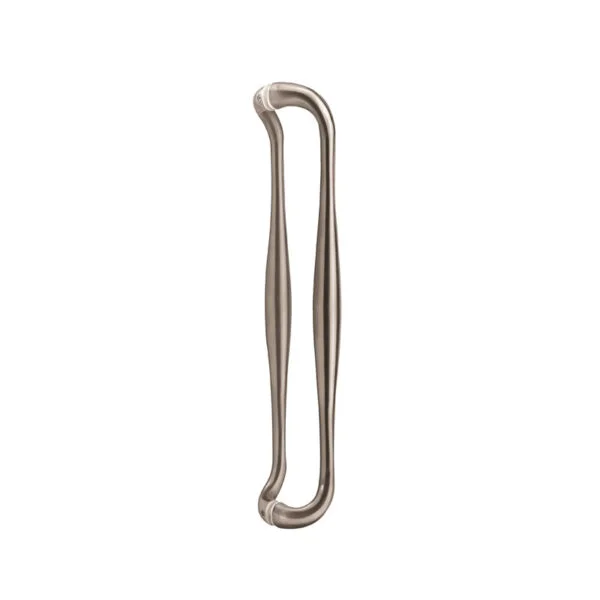 Pair outdoor pull handles Convex 1129Z - Matt Nickel - 568mm