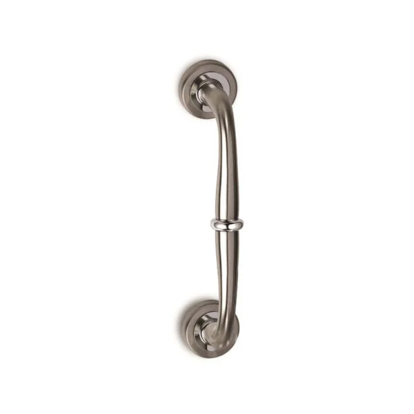 Outdoor pull handle Convex 155P - Matt Nickel/Chrome - 210mm