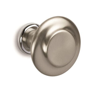 Μπουλ εξώπορτας Convex 233 - Ματ Νίκελ/Χρωμιο - 72mm