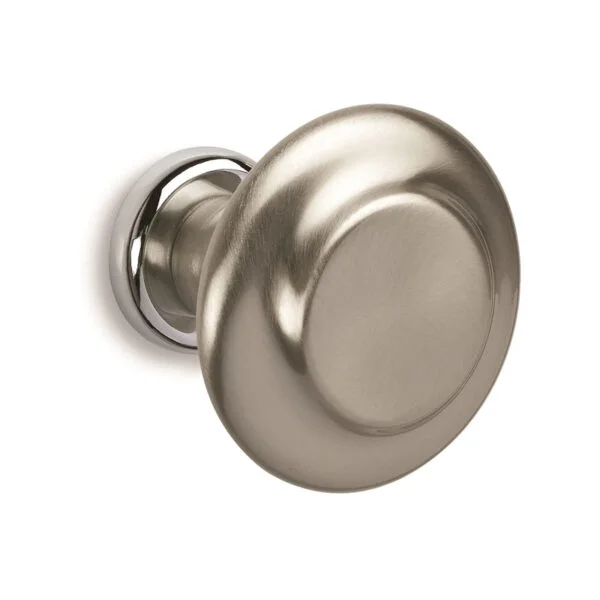 Μπουλ εξώπορτας Convex 233 - Ματ Νίκελ/Χρωμιο - 72mm