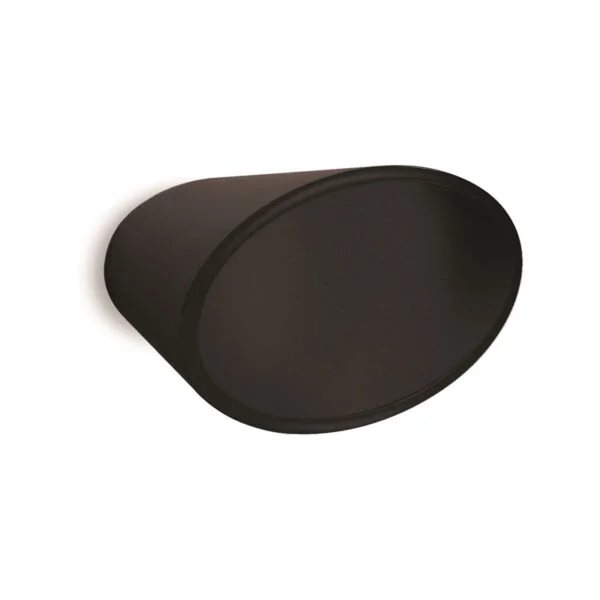 Μπουλ εξώπορτας Convex 479 - Ματ Μαύρο - 80mm