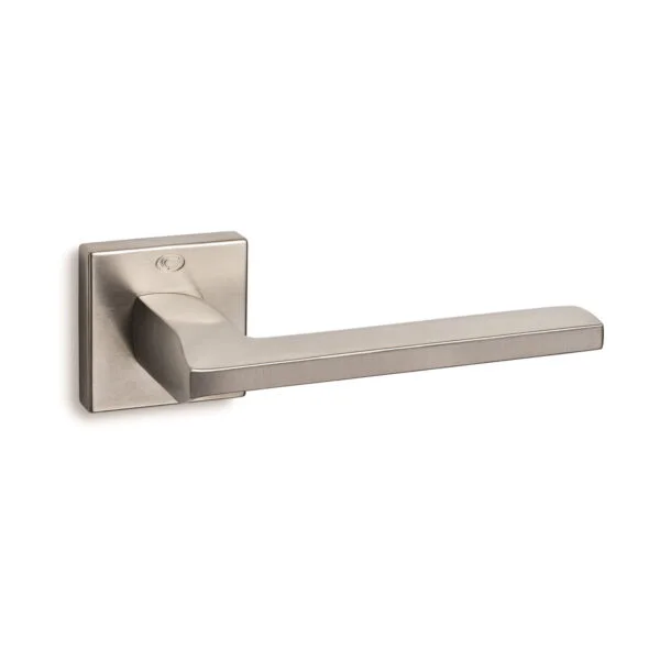 Rosette door handle Convex 1105RO - Matt Nickel