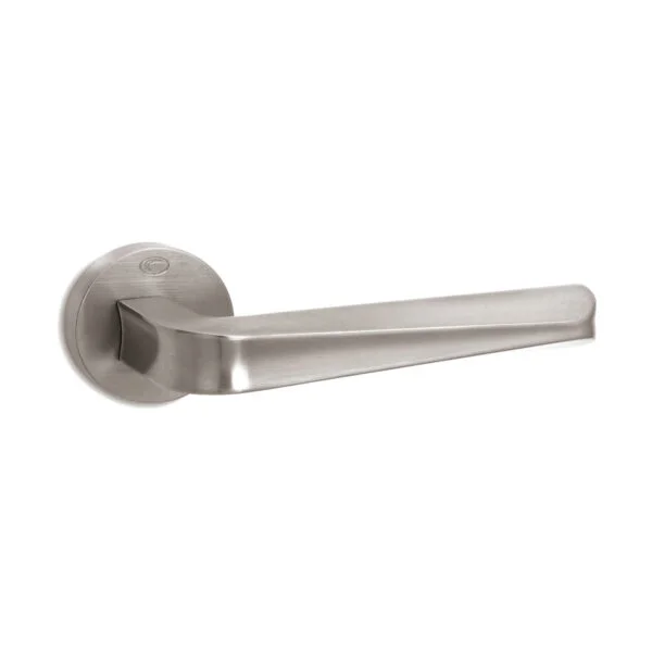 Rosette door handle Convex 2205RO - Matt Chrome