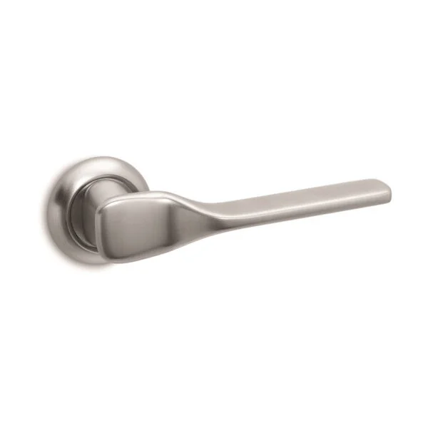 Rosette door handle Convex 2235RO - Matt Chrome