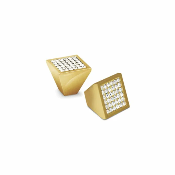 Πομολάκι επίπλου Conset C999-25S20S200 - Επίχρυσο/Κρύσταλλο