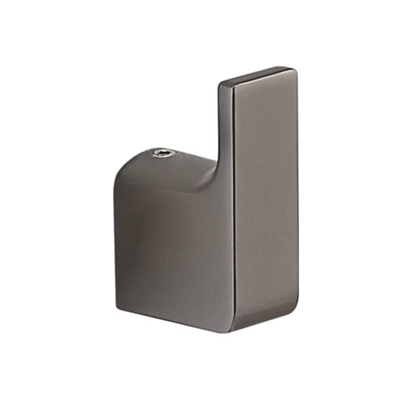 Άγκιστρο μπάνιου μονό (σετ 2 τεμαχίων) Gedy Pirenei PI27 – Gun Metal